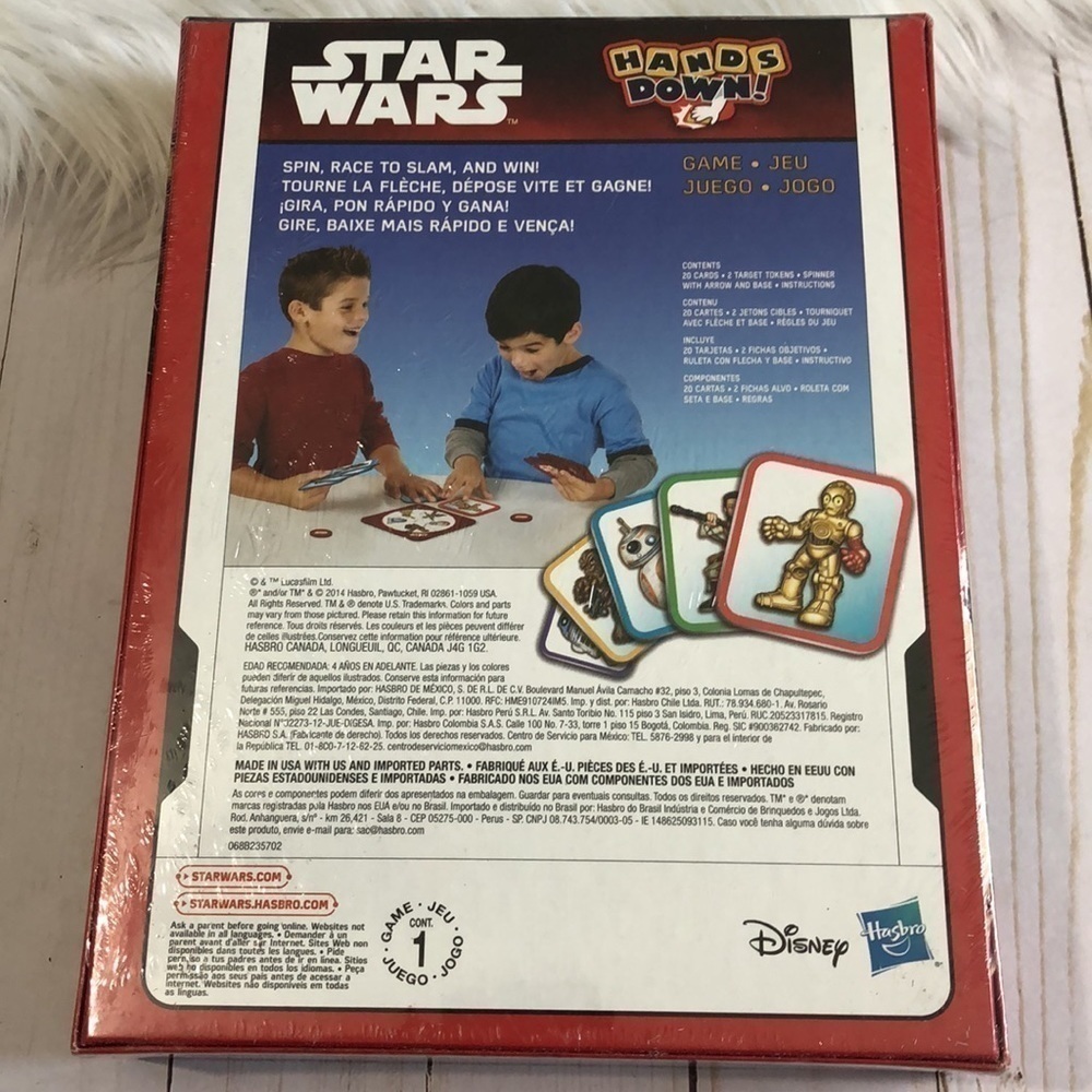 Star Wars Hands Down Game.  Sealed